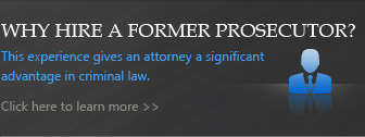 Why hire a former prosecutor?